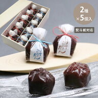 お中元 ギフト 羊羹 ようかん 個包装 寒天 京都 鶴屋光信 木箱10個入水ようかん 5個 塩水ようかん 5個 誕…