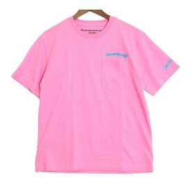 クロムハーツ ザットグループ スクロール Tシャツ 408199901 メンズ ピンク CHROME HEARTS [美品] 【中古】 【アパレル・小物】