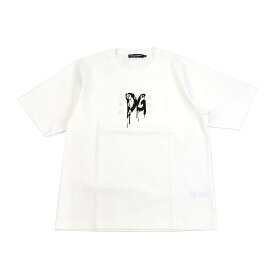 ドルチェ＆ガッバーナ ロゴ Tシャツ G8MS1Z FUGK4 メンズ ホワイト DOLCE&GABBANA [美品] 【中古】 【アパレル・小物】