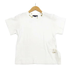 ルイヴィトン サイドストラップ Tシャツ モノグラム 1A4PF6 レディース ホワイト LOUIS VUITTON 【中古】 【アパレル・小物】