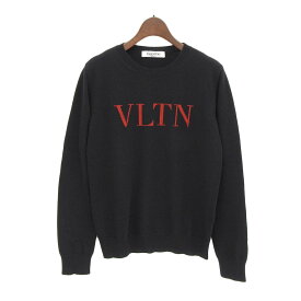 ヴァレンティノ VLTN ロゴ ニット SB3KC10546T レディース ブラック VALENTINO 【中古】 【アパレル・小物】