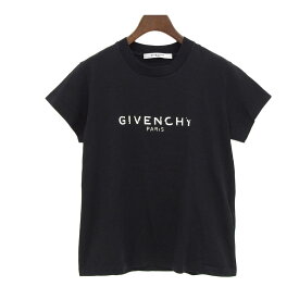 ジバンシイ ロゴ Tシャツ BW704X3Z0Y レディース ブラック GIVENCHY 【中古】 【アパレル・小物】