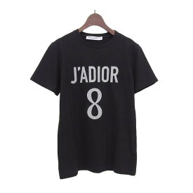 ディオール J'ADIOR 8 プリント Tシャツ クリスチャンディオール 843T03TC428 レディース ブラック Dior 【中古】 【アパレル・小物】
