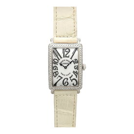 フランクミュラー ロングアイランド ホワイトマジック 952 QZ D WHITE クオーツ ホワイトゴールド レディース FRANCK MULLER 【中古】 【時計】