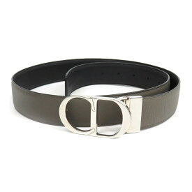 ディオール CD バックル リバーシブル ベルト ディオールオム メンズ ブラック グレー Dior 【中古】 【アパレル・小物】