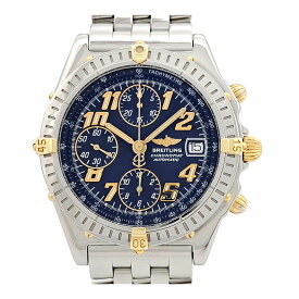 ブライトリング クロノマット ビコロ Overhauled B13350 自動巻き ステンレススティール イエローゴールド メンズ BREITLING 【中古】 【時計】