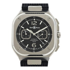 ベル＆ロス BR-05 クロノグラフ ブラックスチール BR05-C 自動巻き ステンレススティール メンズ Bell＆Ross 【中古】 【時計】