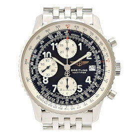 ブライトリング オールドナビタイマー ブラックアラビア A13322 自動巻き ステンレススティール メンズ BREITLING 【中古】 【時計】