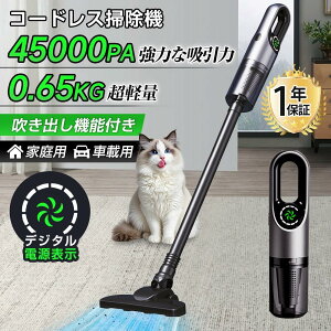 �|���@ �R�[�h���X �n���f�B 45000pa�z���� ������ �T�C�N������ ���͋z�� �[�d�� �w�b�h���C�g 5WAY �X�e�B�b�N HEPA�t�B���^�[ �y�ʃn���f�B�|���@ USB-TypeC�[�d�� �n���f�B�N���[�i�[ �ȃG�l ��