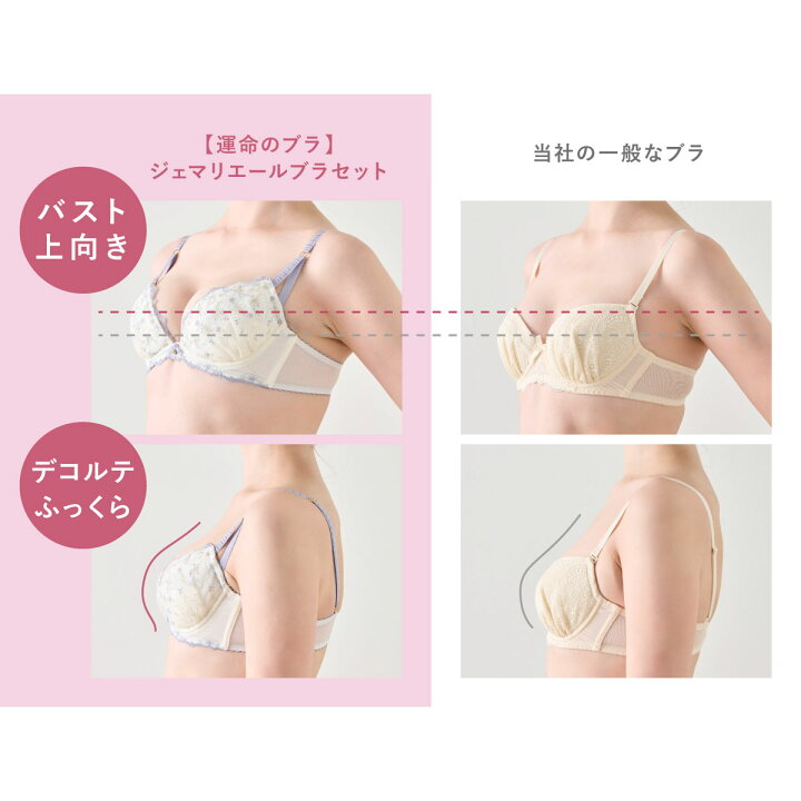楽天市場】【送料無料】[運命のブラ] ジェマリエール ブラ&ショーツ  