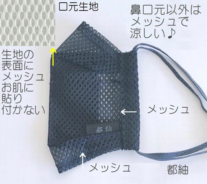 楽天市場 大好評 １０ Sale 温泉マスク ただのメッシュじゃありません 吸水速乾加工の特殊生地の組み合わせだから入浴介助の現場でもこれはすごいと大好評 蒸れない 張り付かない 呼吸が楽 和小物和雑貨 都紬