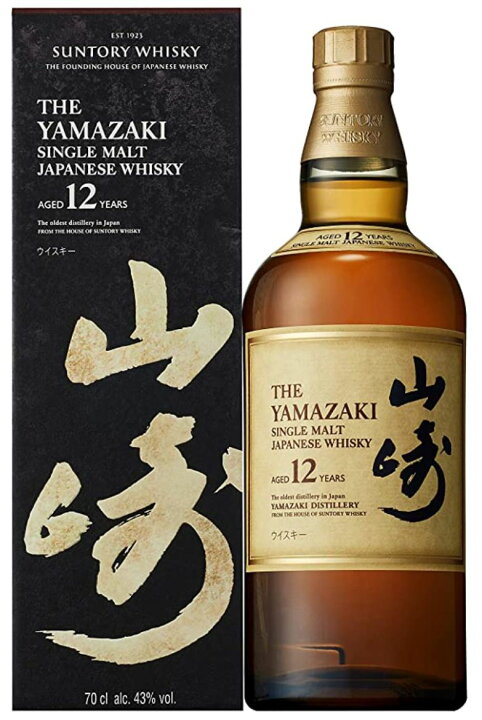 楽天市場】山崎 12年 43度 サントリー 700ml 化粧箱入り 正規品 新品 