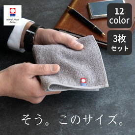 タオルハンカチ メンズ 3枚セット 25×25cm ギフト まとめ買い 今治 ハンドタオル ホワイトデー 父の日 誕生日 プチギフト 個包装 おしゃれ かわいい TUTUMIMONO