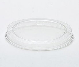 デザートカップ(プリンカップ)用透明蓋125個デザートカップ口径59φmm共用の透明蓋です。フラット仕様。デザート/プリンカップ用蓋激安の使い捨て食品容器(食品用/容器/器/うつわ/入れ物/包材)59φ×高6.5mm/電子レンジ不可・オーブン不可