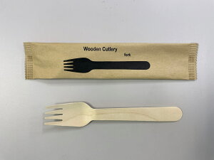 【業務用】【木製フォーク】【木製(白樺)】【50本】【16cm】【紙完封/環境配慮/衛生的】未晒紙完封木製フォーク50本衛生的且つ環境に配慮したフォークです。ナチュラル/シンプルなデザイン