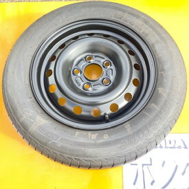 【中古】スペアタイヤに最適ホンダ純正 ステップワゴン スチールホイール6J15+50＋7分山5.7mm分山2021年生産ブリヂストンタイヤ195/65R15、1本、テンパータイヤの代わりや応急用に最適、曲げた方の交換用、通常使用もOKRK1、RF1.2.3.4.5.6．他