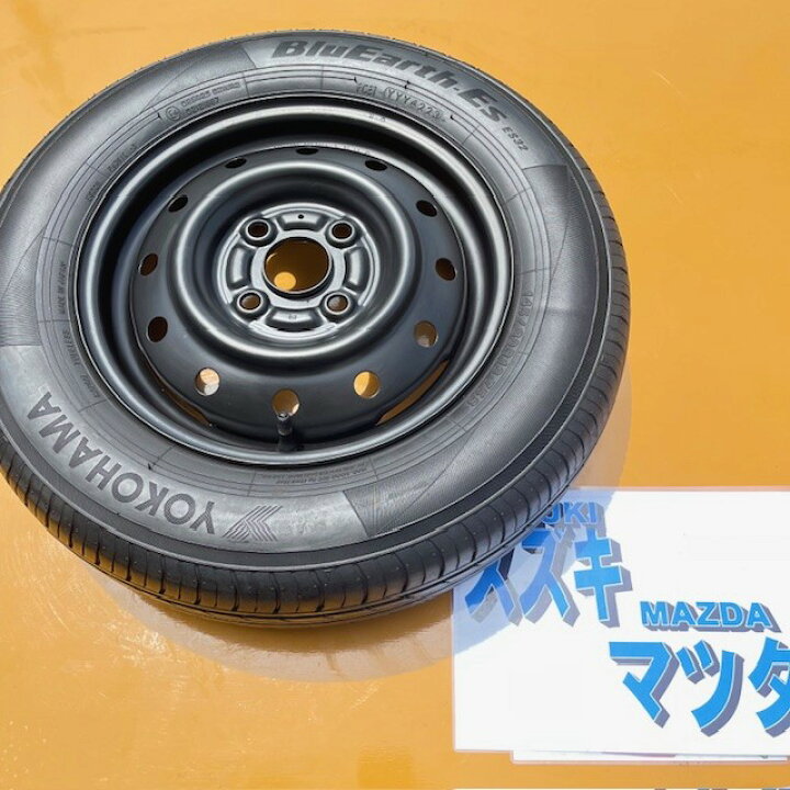 楽天市場】【中古】スペアタイヤスズキ、マツダ軽用純正スチール 
