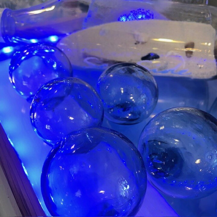 楽天市場】ビン玉 浮き球 浮き玉 レトロガラス玉6～6.5cm 3個セット  