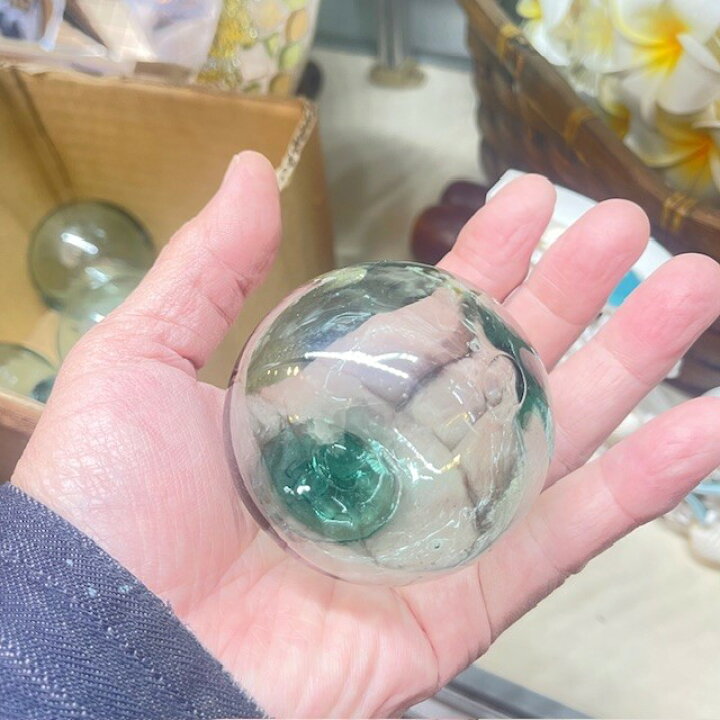 楽天市場】ビン玉 浮き球 浮き玉 レトロガラス玉6～6.5cm 3個セット  