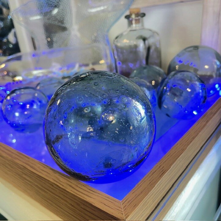 楽天市場】ビン玉、浮き球、浮き玉 レトロ ガラス玉、約9cm 1個「85mm 