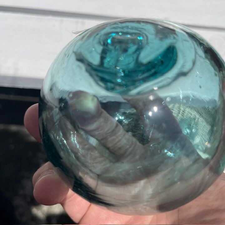楽天市場】ビン玉、浮き球、浮き玉レトロガラス玉約8cm「75～84mm」3個 