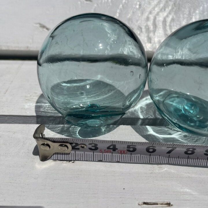 楽天市場】ビン玉 浮き球 浮き玉 レトロ ガラス玉6～6.5cm4個昭和初期  