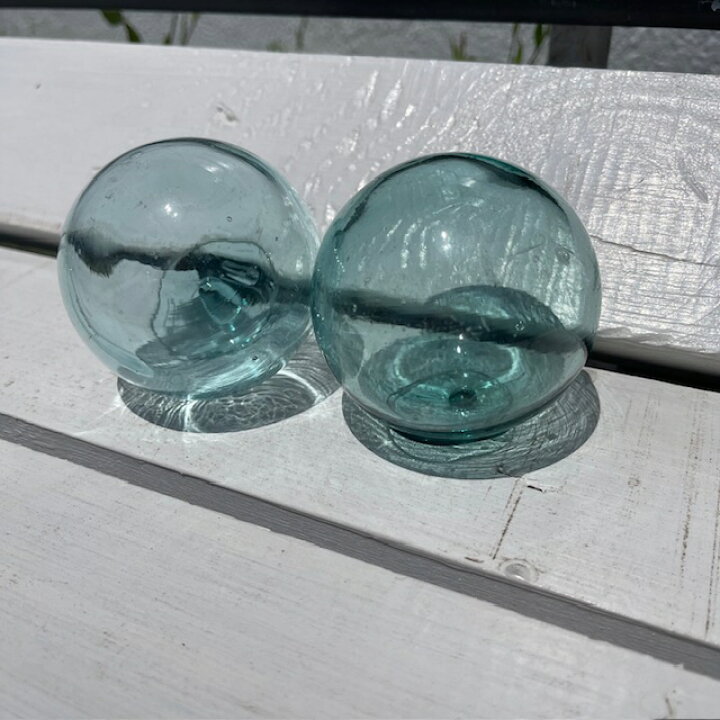 楽天市場】ビン玉、浮き球、浮き玉レトロガラス玉6cm2個明治又昭和  
