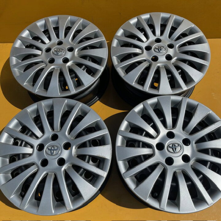 楽天市場】【中古】トヨタ純正、スチールホイール6J15+45､100/54本 