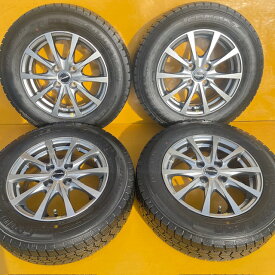 【中古】2021年生産日本製深溝スタッドレス175/70R14+アルミホイールシエンタ「4穴」ポルテ、ヴィッツ、ウイングロード、アクシオ、スパシオ、アレックス、カローラなどに対応