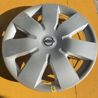 【中古】C、ニッサン純正 ティーダ、ノート用、14インチ、DBA11スチールホイール用ホイールカバー40315-1…