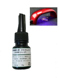 艶 LED&UVクラフトレジン液【UV009】25gLEDライトセット