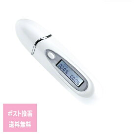 モイスチャーチェッカー3R-MCA01 肌チェッカー 水分 油分 7秒 測定 USB充電 携帯用 旅行 おうち 自宅 簡単 肌分析 3R SOLUTION ホワイト 新品