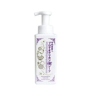 そのまま!プロテオグリカン泡ソープ 500mL 洗顔ソープ 石けん 低刺激 敏感肌 フォーム ポンプ式 メイク落とし W洗顔不要 クレンジング効果 プロ用美容室専門店 つや髪美肌研究SHOP