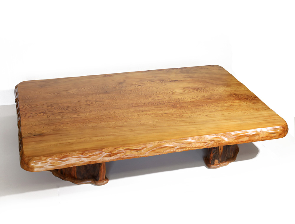 楽天市場】屋久杉 テーブル 一枚板 仕様：無垢 / 素材：屋久杉（座卓 