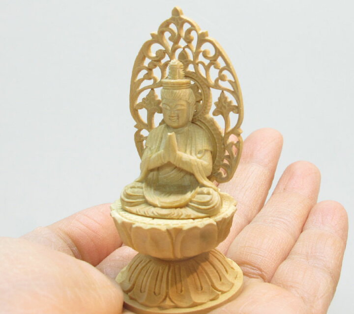 楽天市場】普賢菩薩 木彫り 仏像 仕様：無垢 / 素材：柘植（置物 