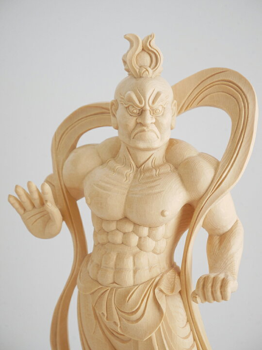 楽天市場】仁王像（金剛力士） 木彫り 仏像 一刀彫 / 素材：桧（置物 