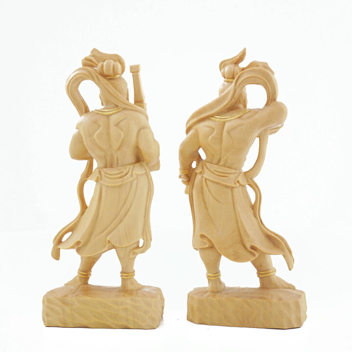 楽天市場】金剛力士像(仁王） 仏像 木彫り 一刀彫 / 素材：柘植（置物  