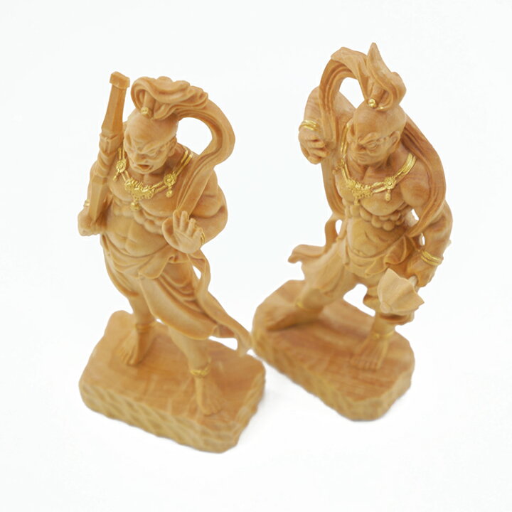 楽天市場】金剛力士像(仁王） 仏像 木彫り 一刀彫 / 素材：柘植（置物 