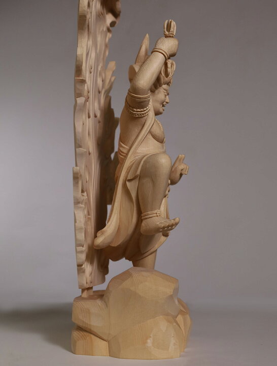 楽天市場】【総高44cm】蔵王権現 木彫り 仏像 一刀彫 / 素材：桧（置物 