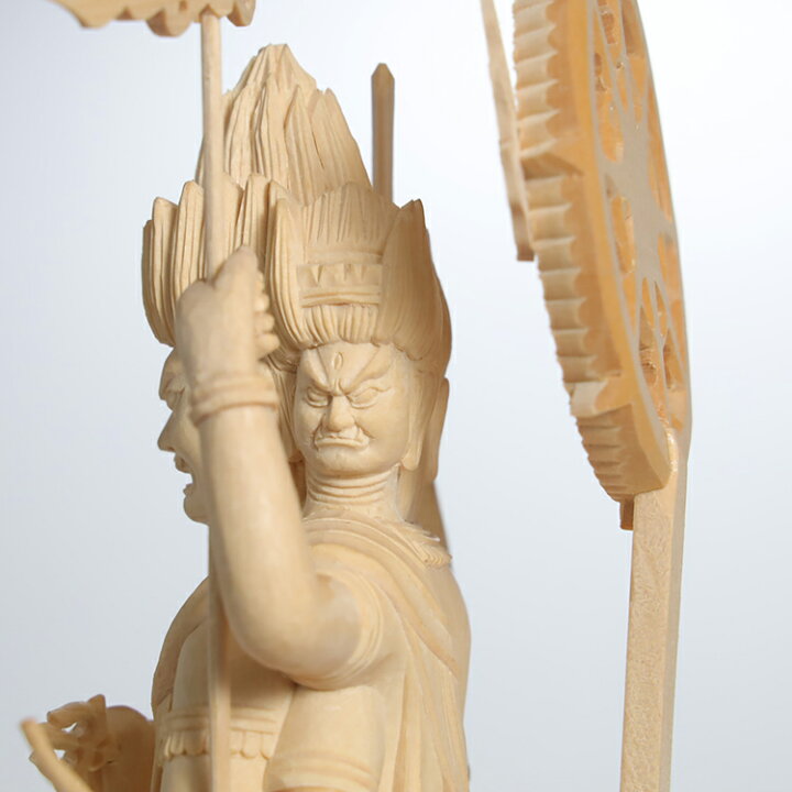 楽天市場】三宝荒神 仏像 木彫り 仕様：無垢 / 素材：桧（置物 