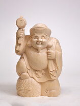 楽天市場】大黒様 木彫り 置物の通販