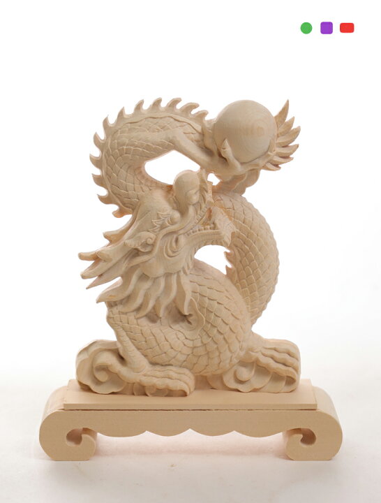 楽天市場】【総高17cm】〜木彫り 龍〜一刀彫 / 素材：桧 : 津山銘木有馬店