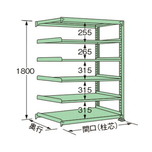 �}�K�����H�� ���ʃ��b�N 890×450×1800mm �O���[�� MS1809M06R 1�_