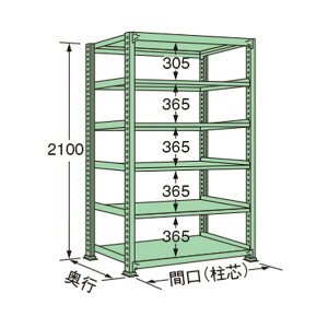 �}�K�����H�� ���ʃ��b�N 1190×600×2100mm �O���[�� MS2112L06T 1�_