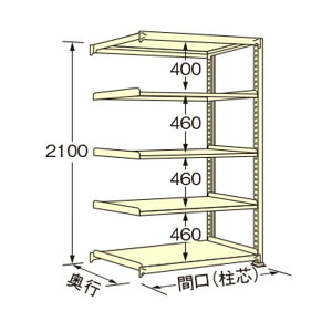�}�K�����H�� ���ʃ��b�N 890×300×2100mm �A�C�{���[ WE2109S05R 1�_
