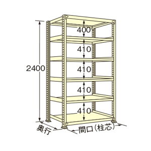 �}�K�����H�� ���ʃ��b�N 1190×450×2400mm �A�C�{���[ WE2412M06T 1�_