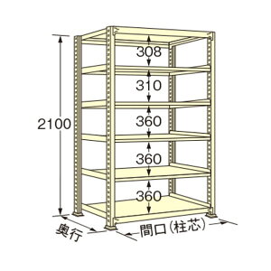 �}�K�����H�� ���ʃ��b�N 1500×450×2100mm �A�C�{���[ WM2115M06T 1�_