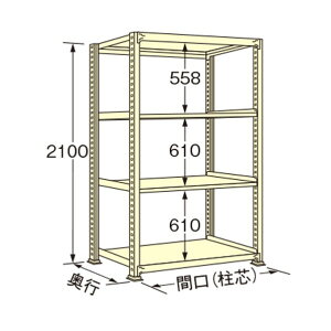 �}�K�����H�� ���ʃ��b�N 1500×450×2100mm �A�C�{���[ WM2115M04T 1�_