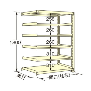 �}�K�����H�� ���ʃ��b�N 900×750×1800mm �A�C�{���[ WM1809J06R 1�_