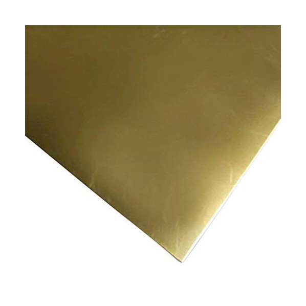 TETSUKO 真鍮板(黄銅3種) C2801P t5.0mm W300×L500mm B08BNGKNNS 2枚
